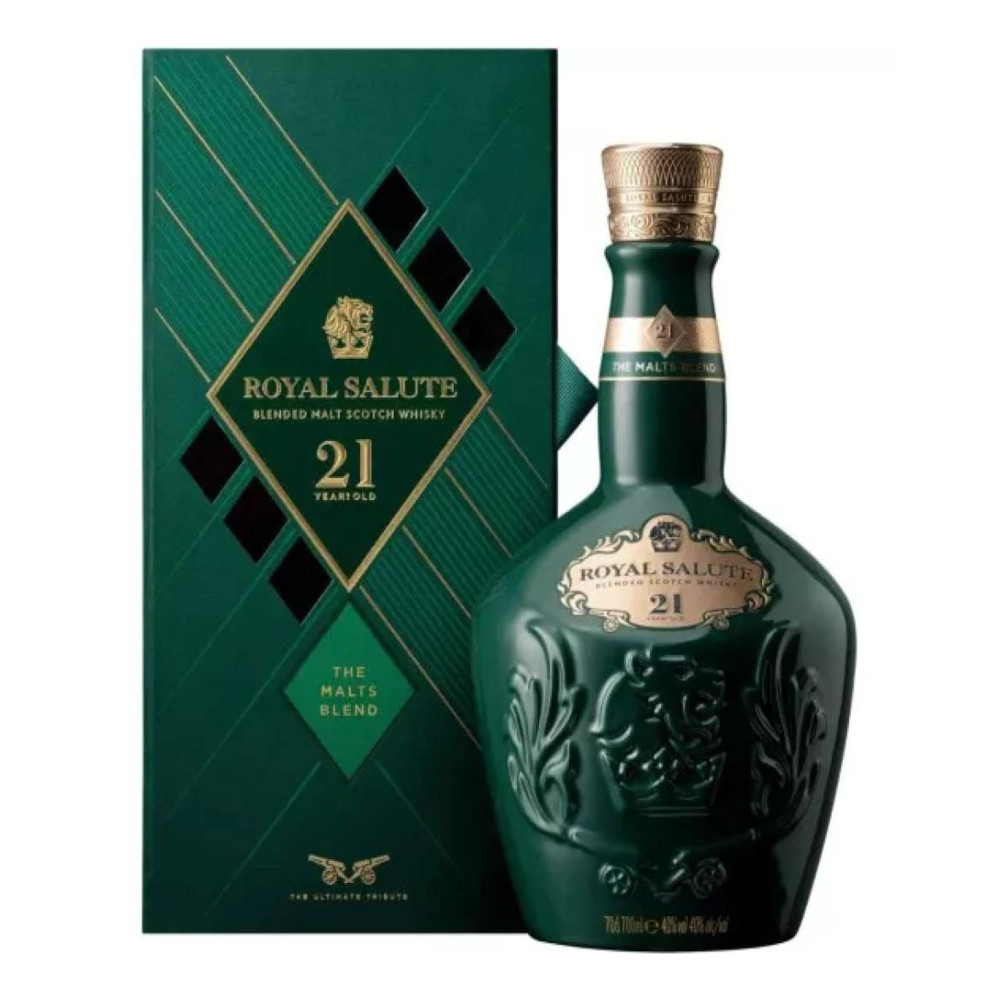 Whisky Chivas Royal Salute 21 YO  The Malts Blend Green 40% 700 ml kartonik